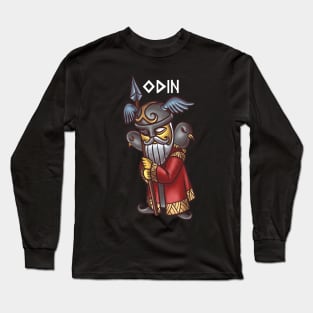 Odin - The One Eyed All Father! Norse Design Viking Mythology Long Sleeve T-Shirt